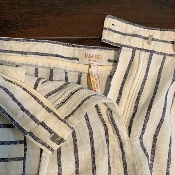 Linen and Viscose Pants by Laundry, sz 8. - Picture 8 of 10